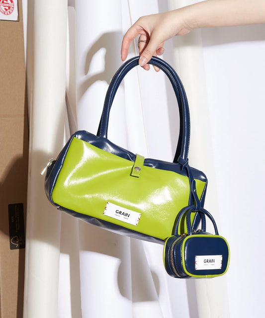 GRAIN/グレイン 拼色掛飾包