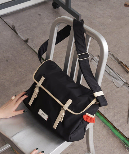 網紗荷葉邊 郵差包