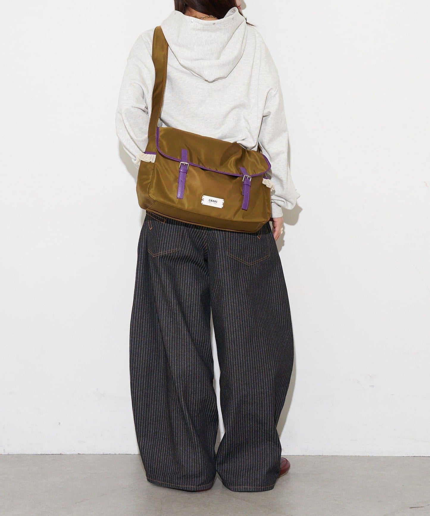 網紗荷葉邊 郵差包