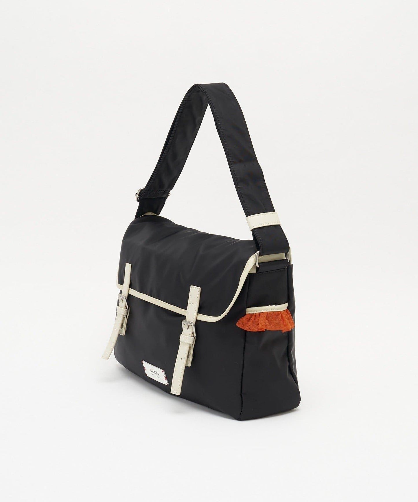 網紗荷葉邊 郵差包