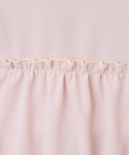 不對稱荷葉邊襯衫