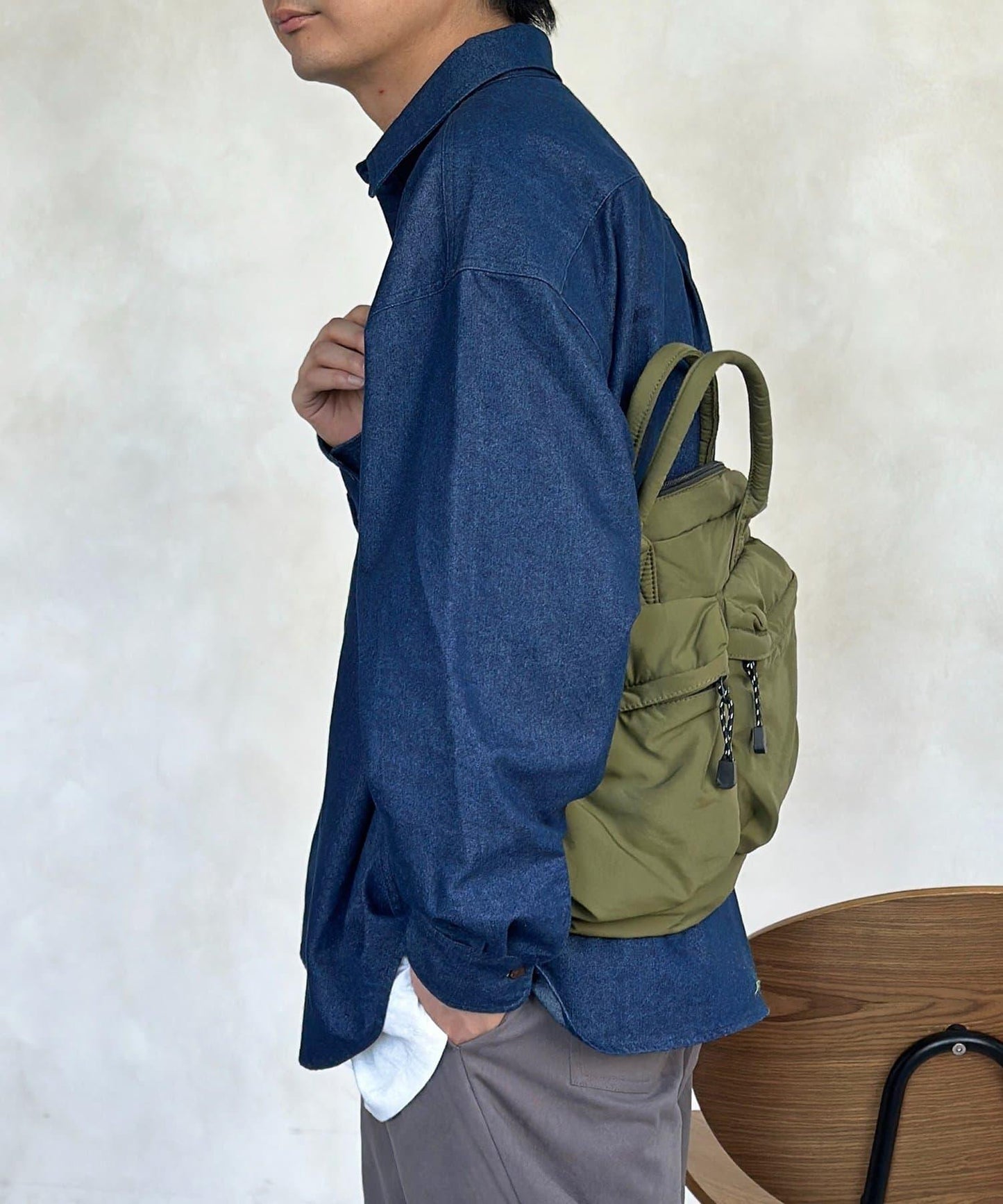 U.S. POLO ASSN. 單點刺繡 牛仔襯衫