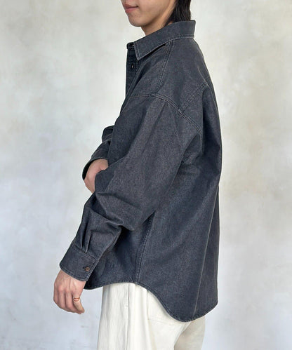 U.S. POLO ASSN. 單點刺繡 牛仔襯衫