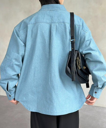 U.S. POLO ASSN. 單點刺繡 牛仔襯衫