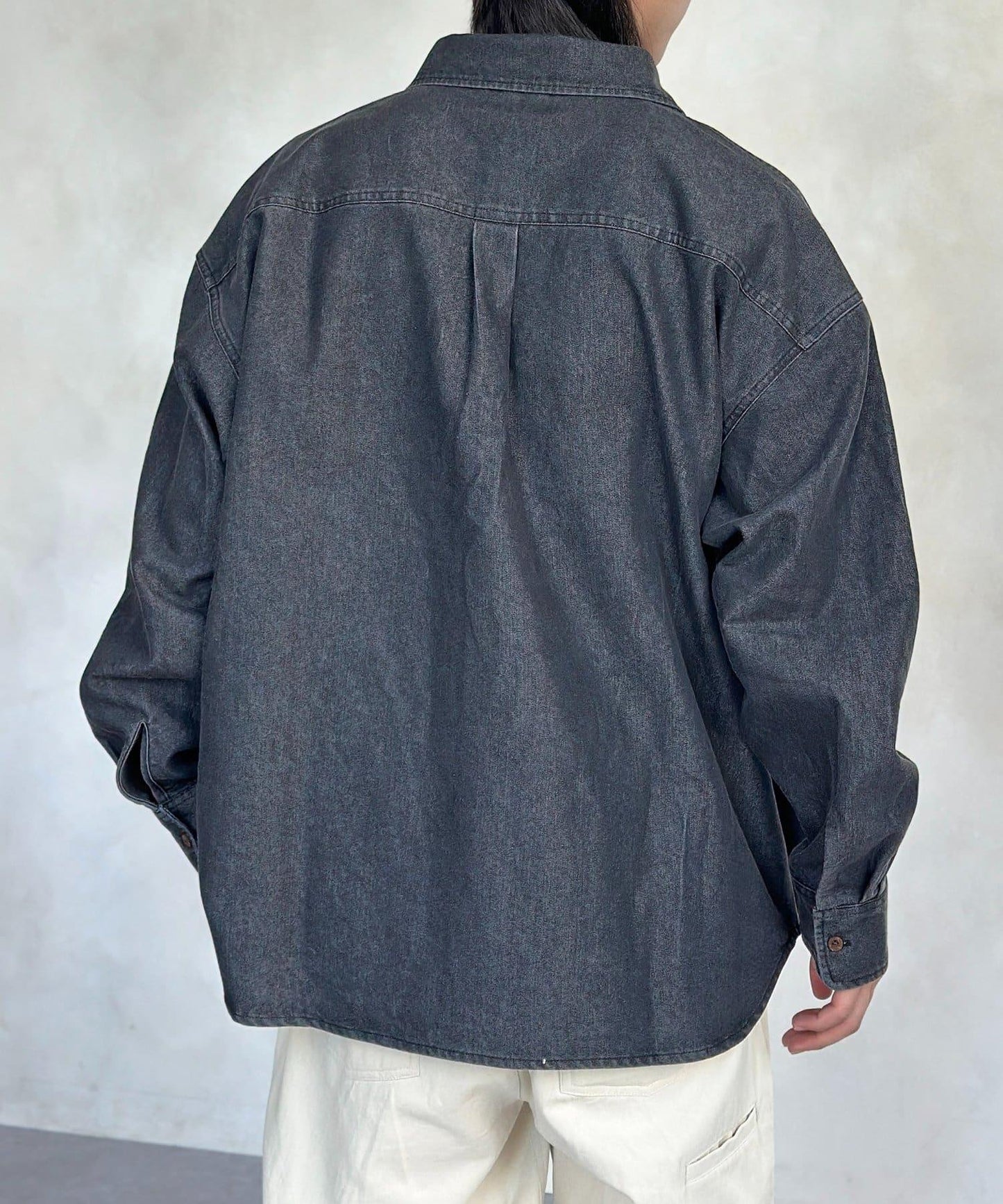 U.S. POLO ASSN. 單點刺繡 牛仔襯衫