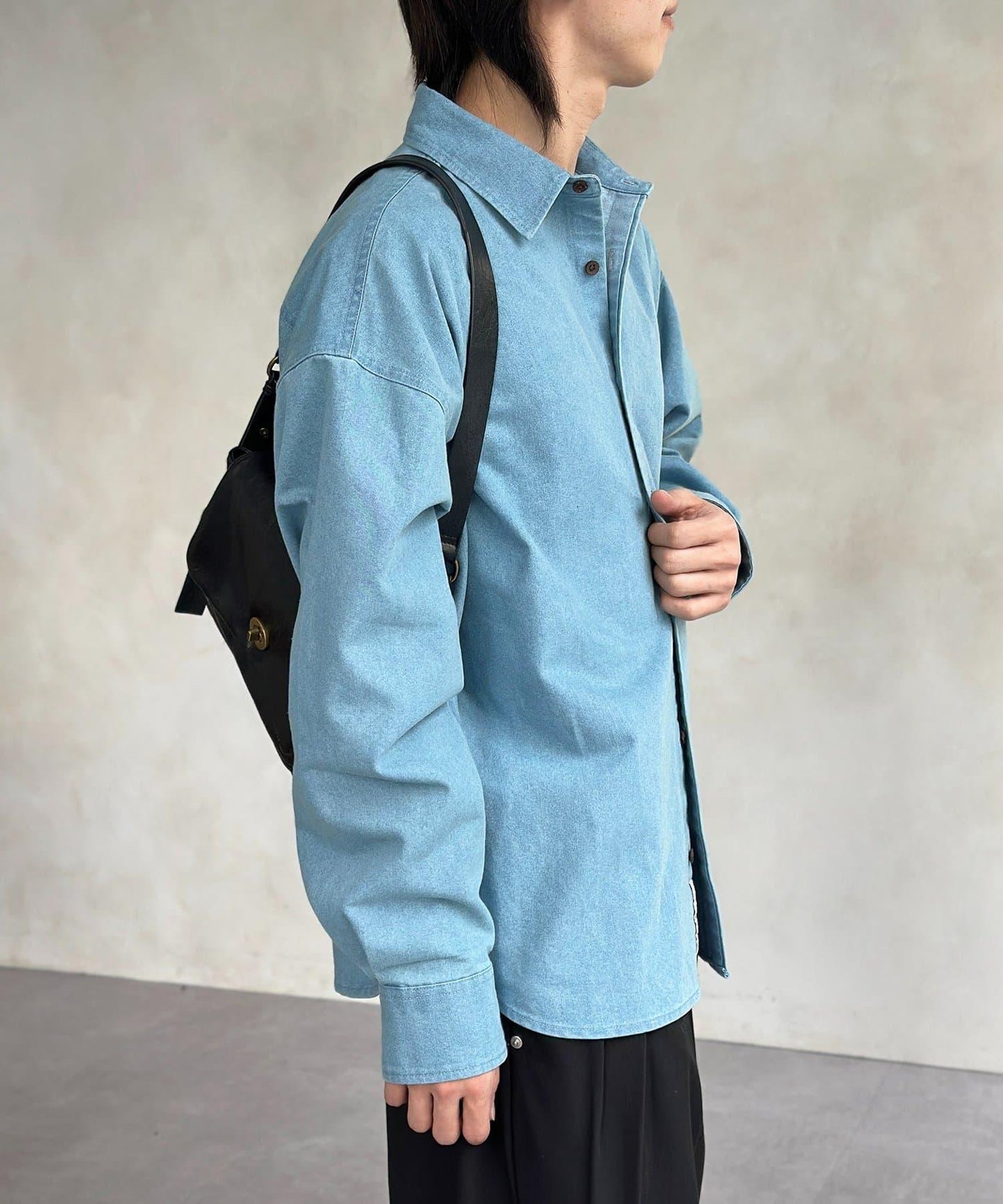 U.S. POLO ASSN. 單點刺繡 牛仔襯衫