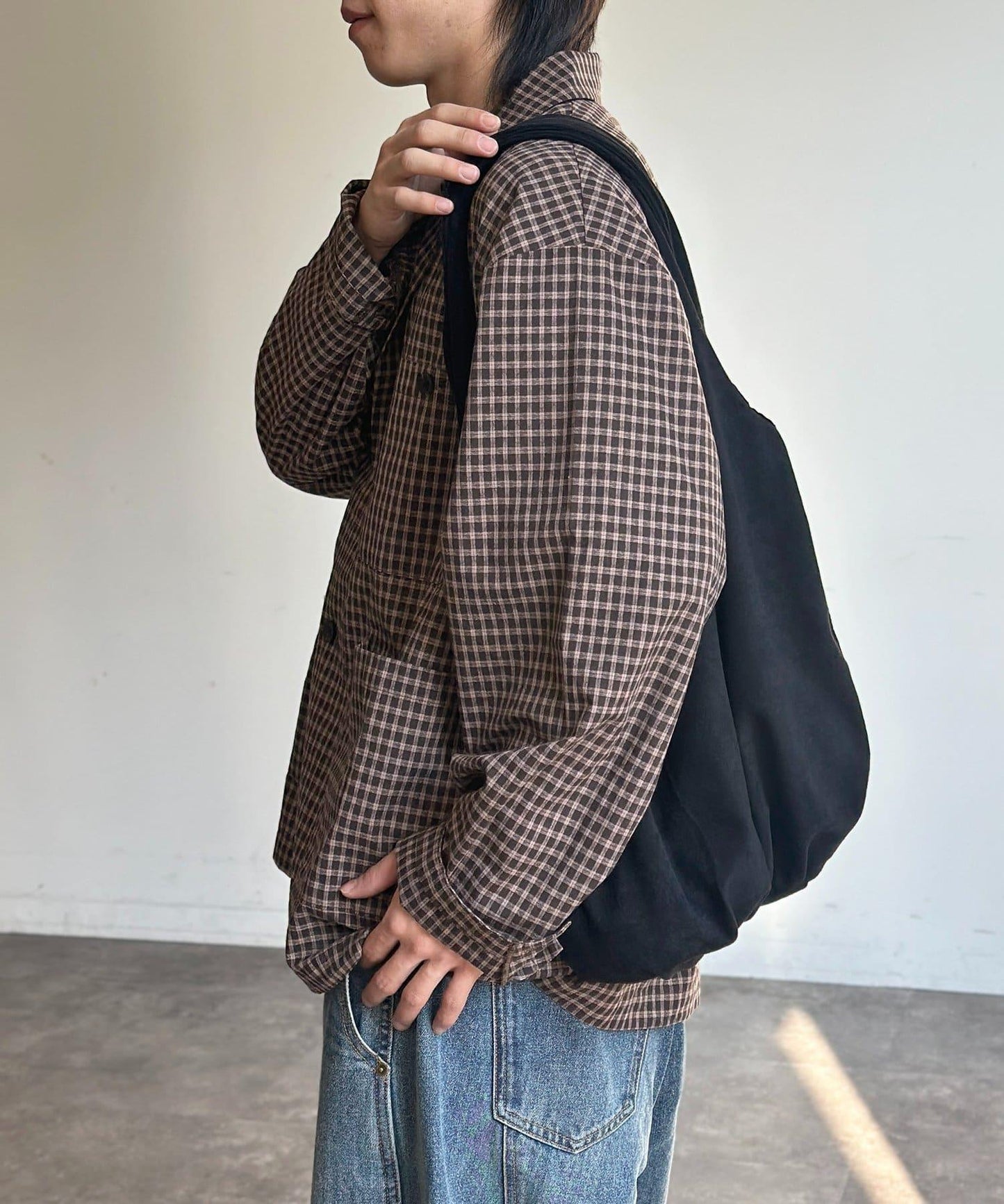 U.S. POLO ASSN. 格紋襯衫領西裝外套