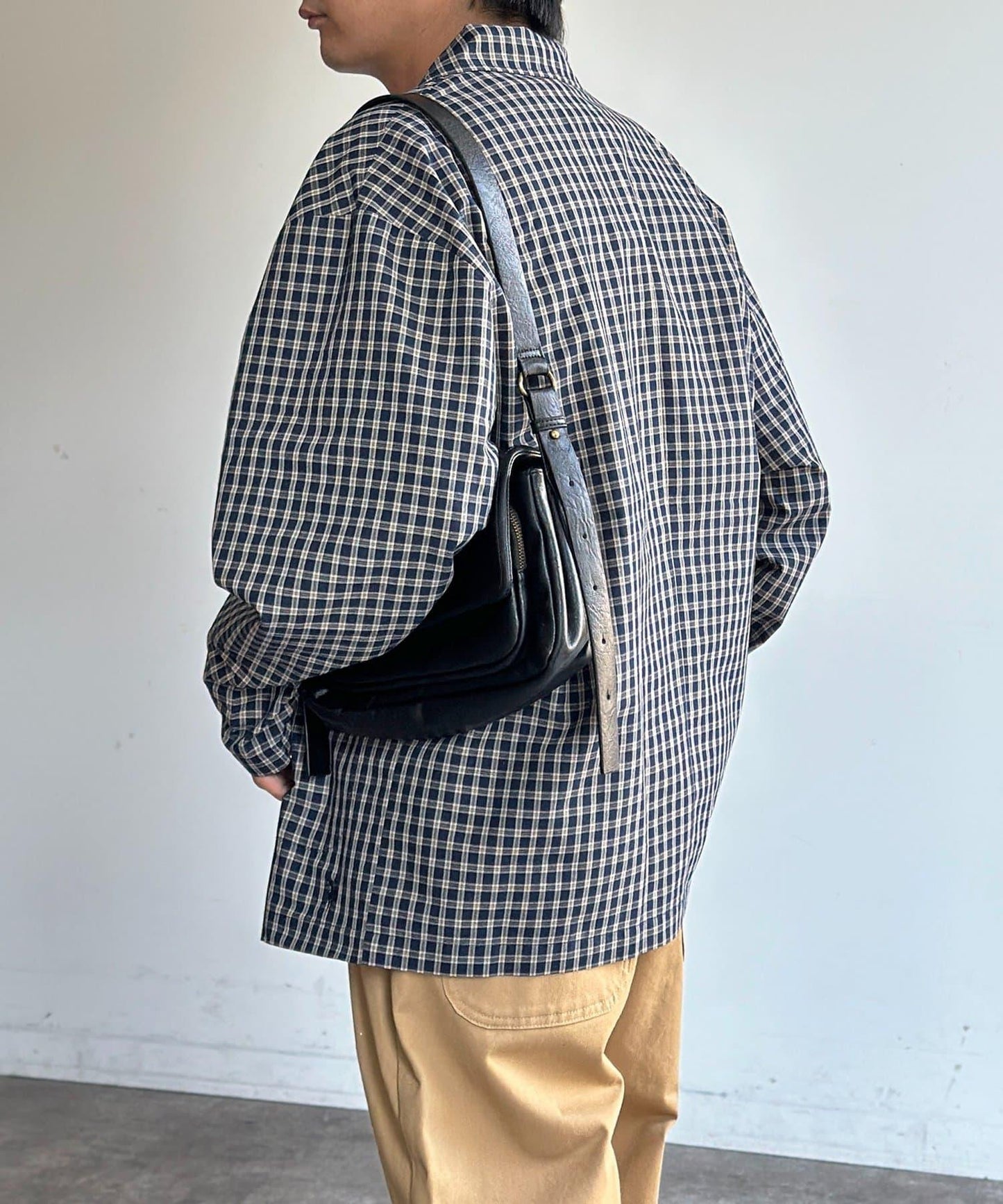 U.S. POLO ASSN. 格紋襯衫領西裝外套