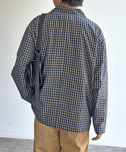 U.S. POLO ASSN. 格紋襯衫領西裝外套