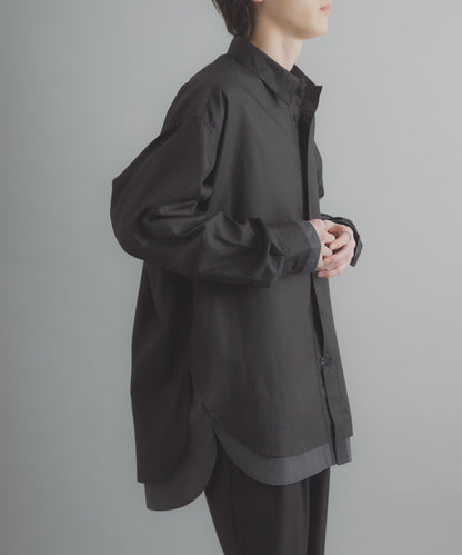 層次感 標準領 襯衫