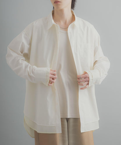 層次感 標準領 襯衫