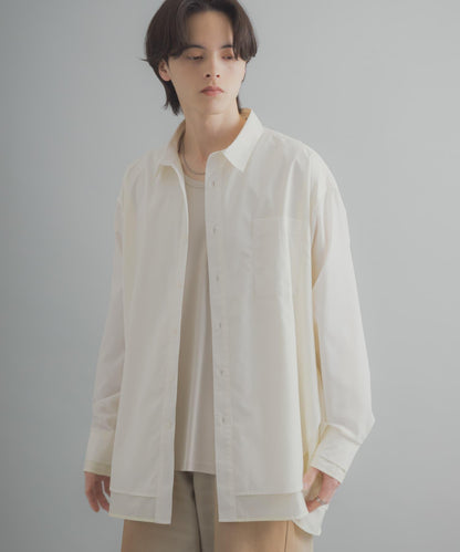 層次感 標準領 襯衫