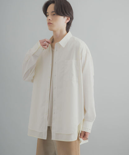層次感 標準領 襯衫