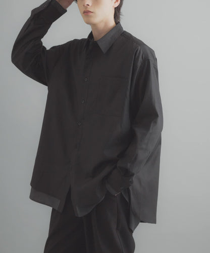 層次感 標準領 襯衫