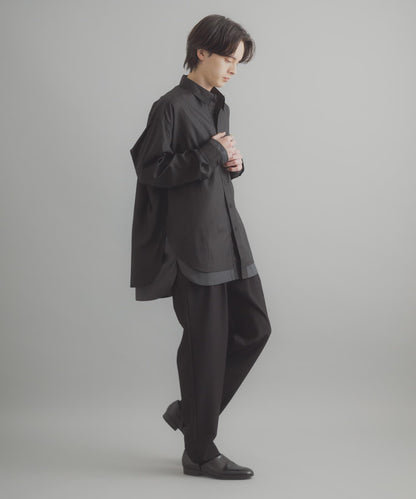 層次感 標準領 襯衫