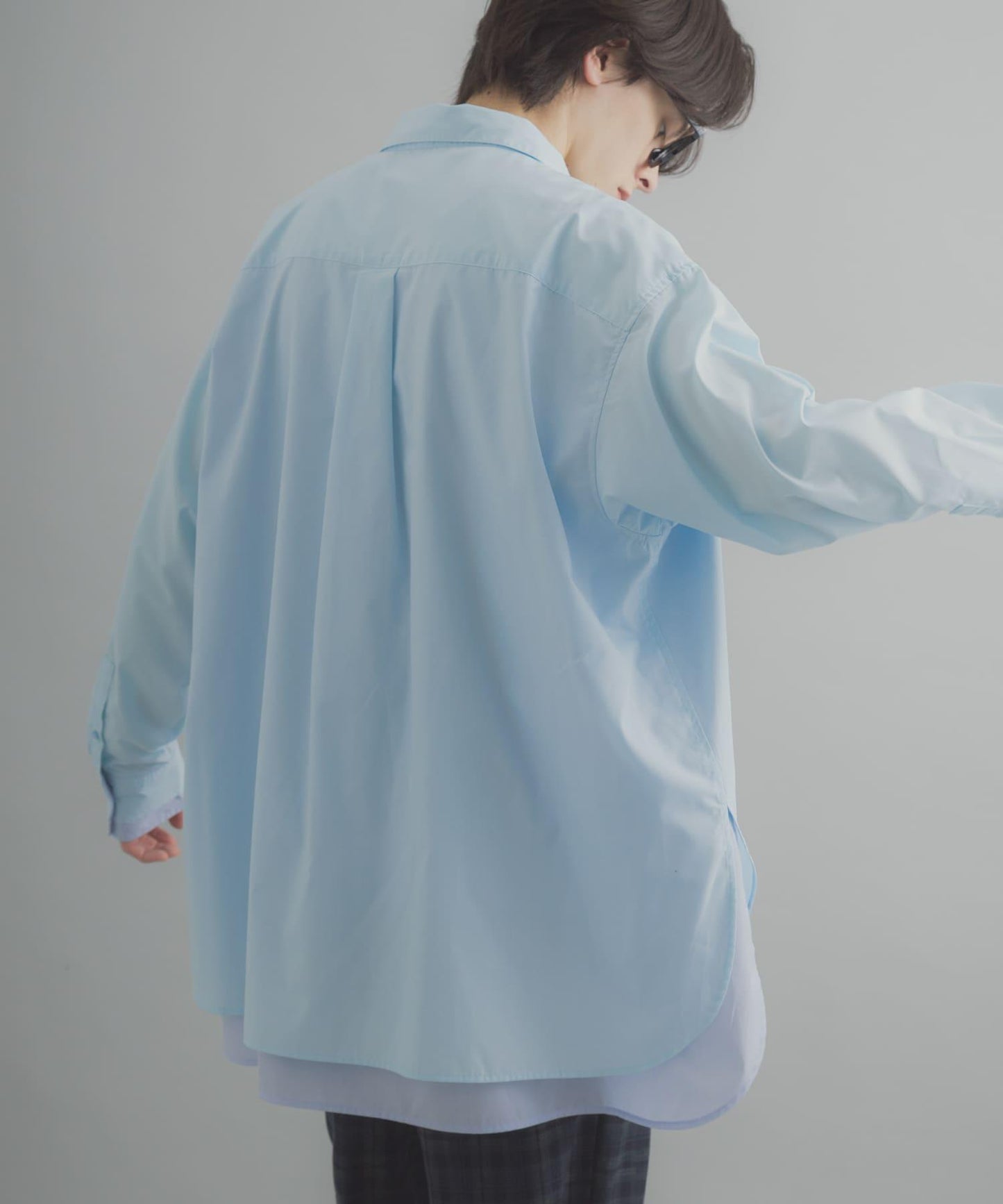 層次感 標準領 襯衫