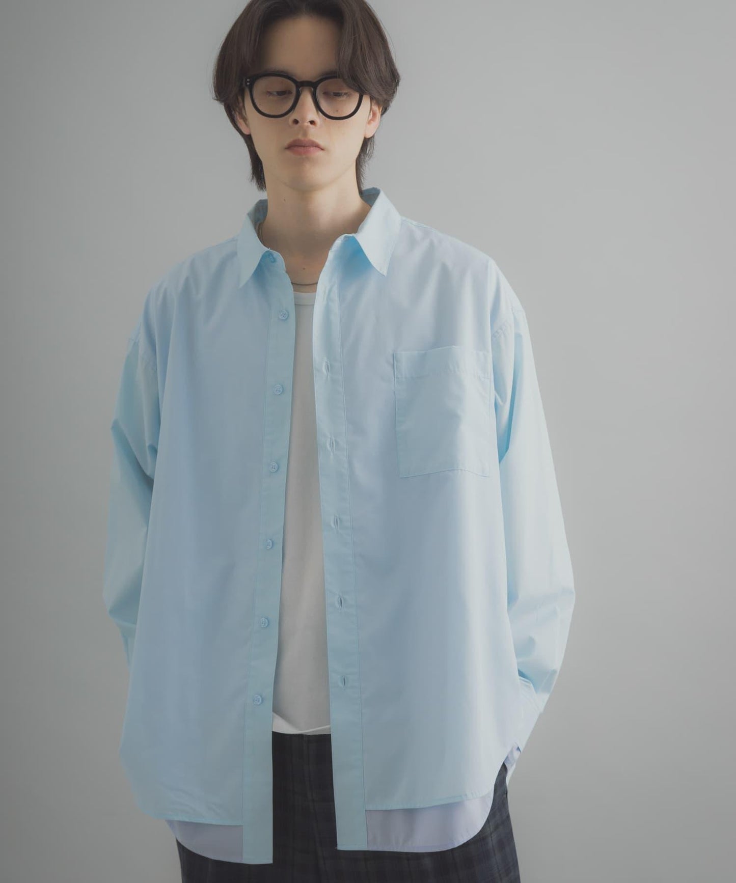 層次感 標準領 襯衫