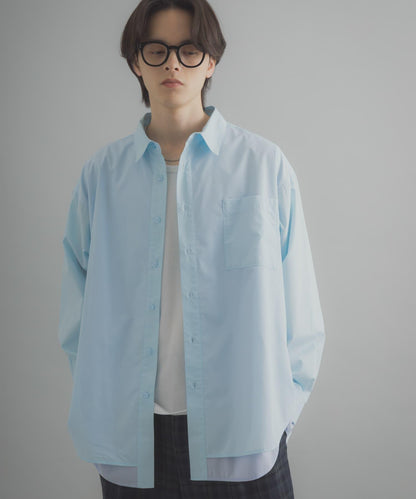 層次感 標準領 襯衫