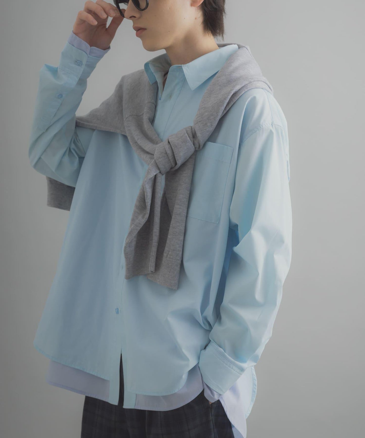 層次感 標準領 襯衫