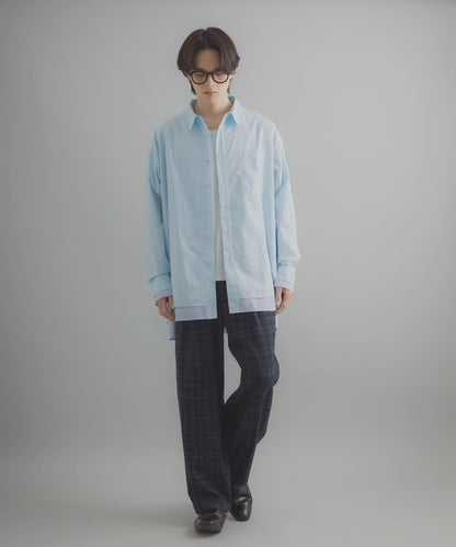 層次感 標準領 襯衫