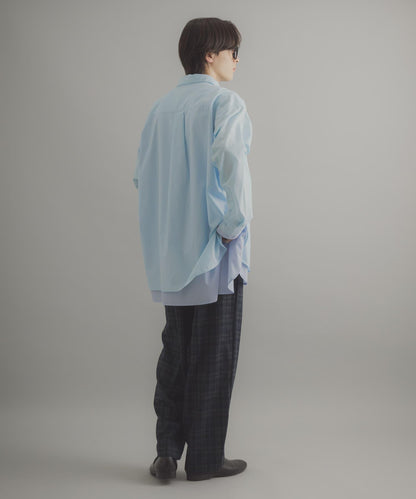 層次感 標準領 襯衫