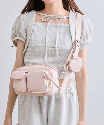 復刻款 心形小包設計 單肩包