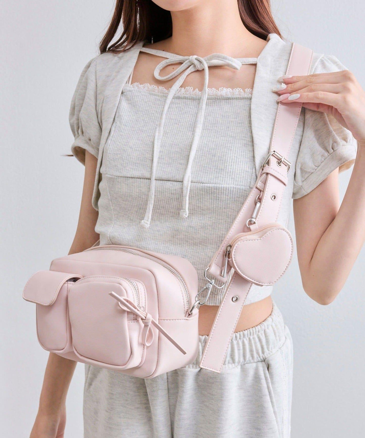 復刻款 心形小包設計 單肩包