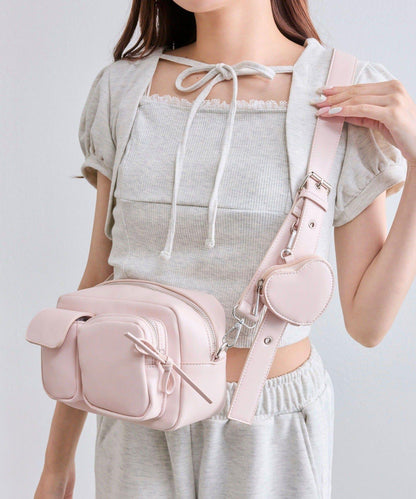 復刻款 心形小包設計 單肩包