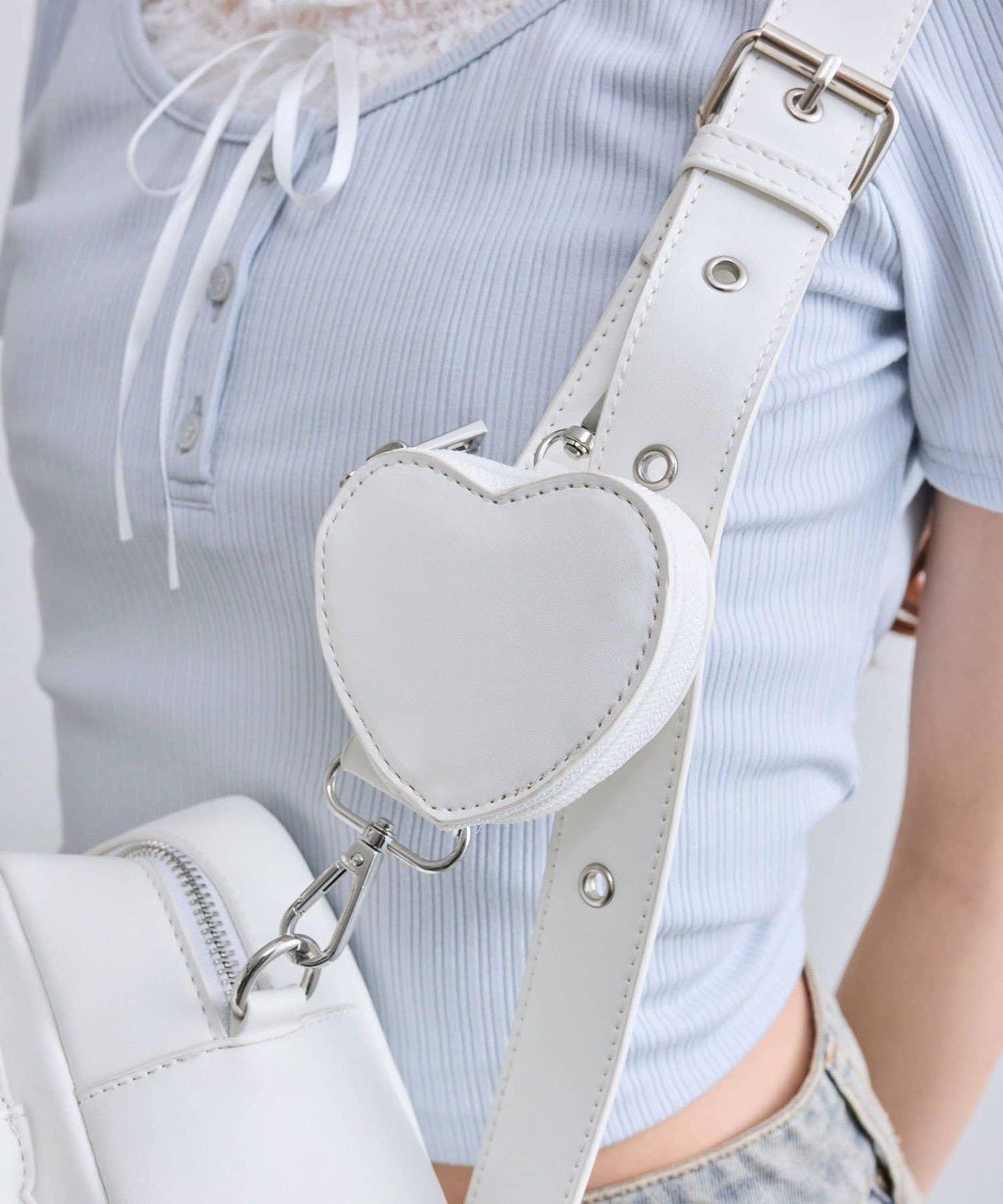 復刻款 心形小包設計 單肩包