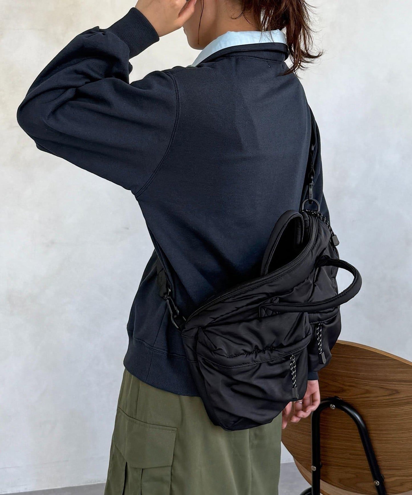 U.S. POLO ASSN. 層次設計 毛圈套頭衛衣