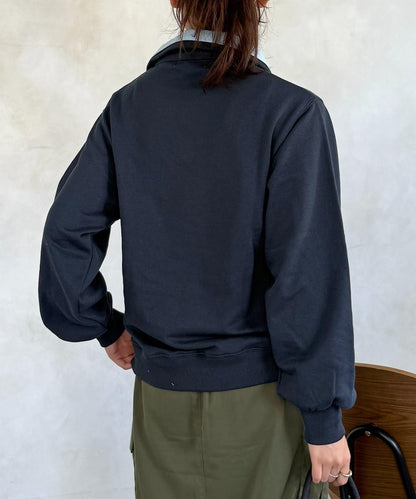 U.S. POLO ASSN. 層次設計 毛圈套頭衛衣