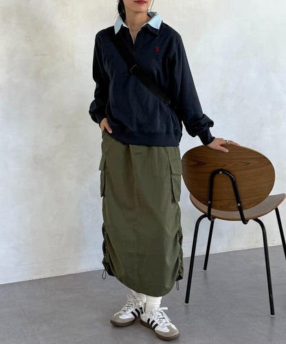 U.S. POLO ASSN. 層次設計 毛圈套頭衛衣