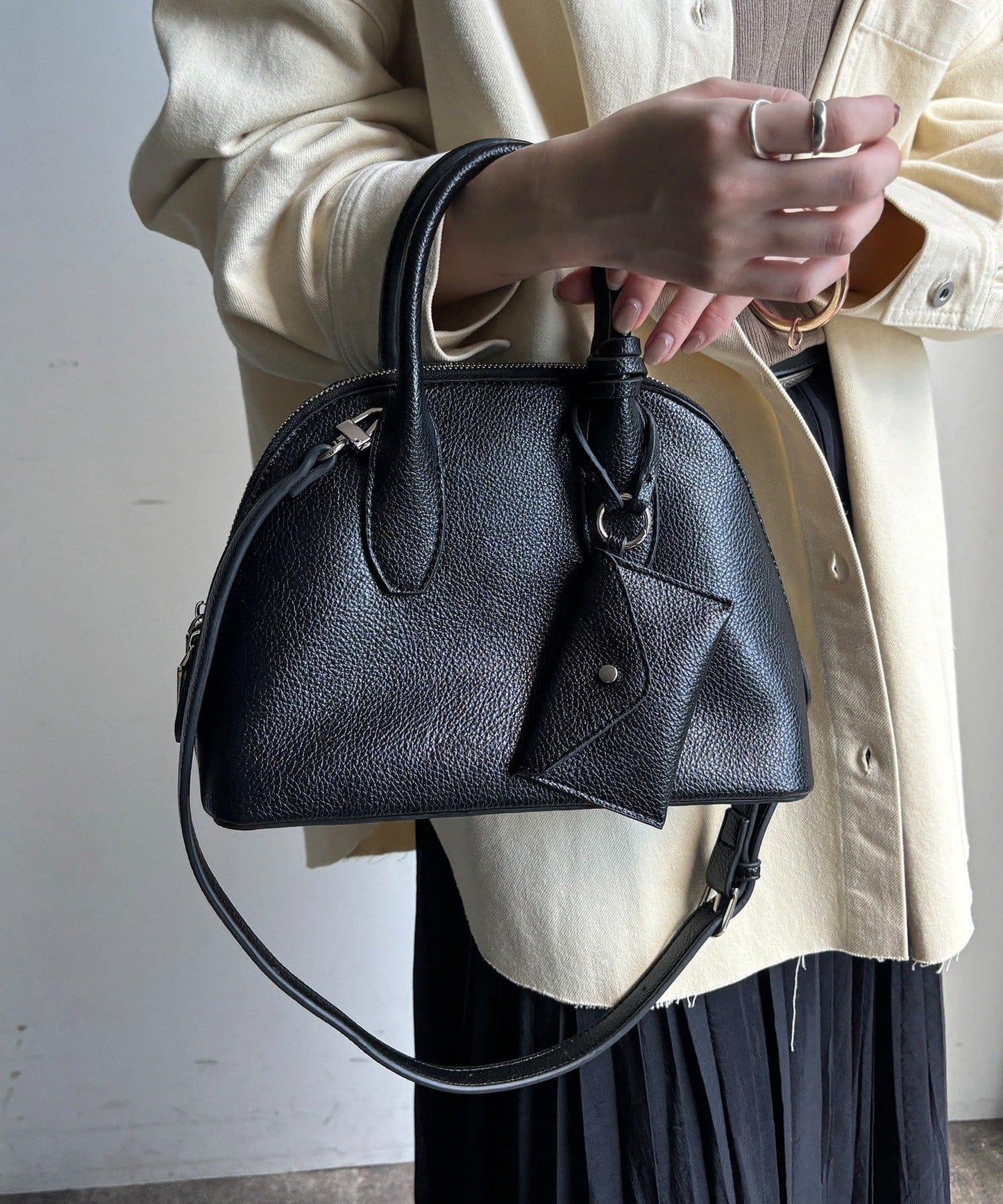 附小包 貝殼造型 波士頓包