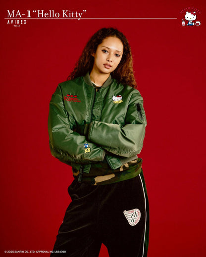 HELLO KITTY（凱蒂貓） × AVIREX MA-1外套