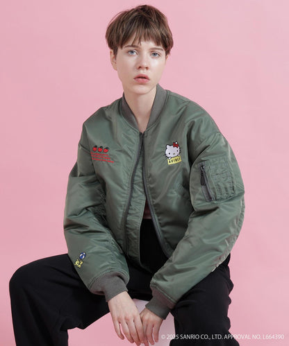 HELLO KITTY（凱蒂貓） × AVIREX MA-1外套