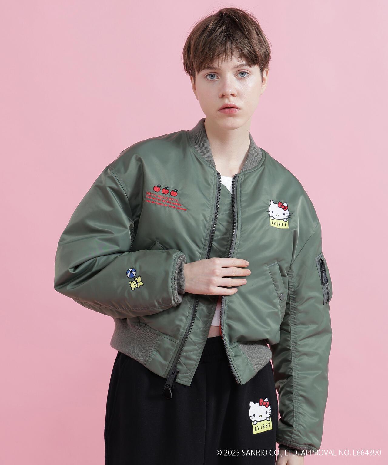 HELLO KITTY（凱蒂貓） × AVIREX MA-1外套