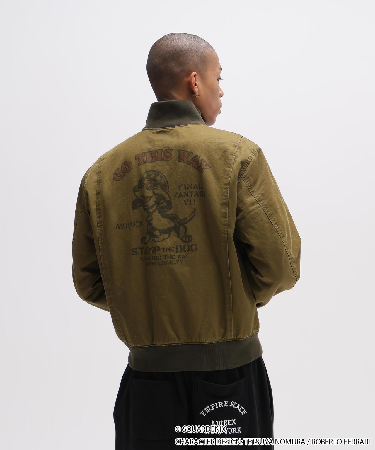 AVIREX × FINAL FANTASY VII REMAKE TANKERS “STAMP DOG” 外套
