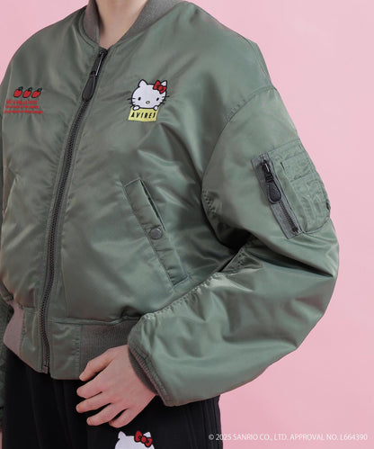HELLO KITTY（凱蒂貓） × AVIREX MA-1外套