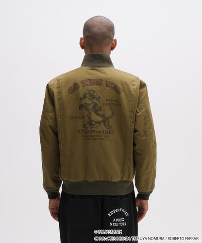 AVIREX × FINAL FANTASY VII REMAKE TANKERS “STAMP DOG” 外套