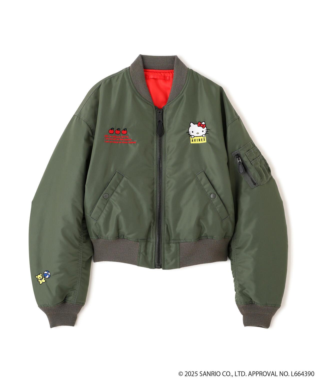 HELLO KITTY（凱蒂貓） × AVIREX MA-1外套