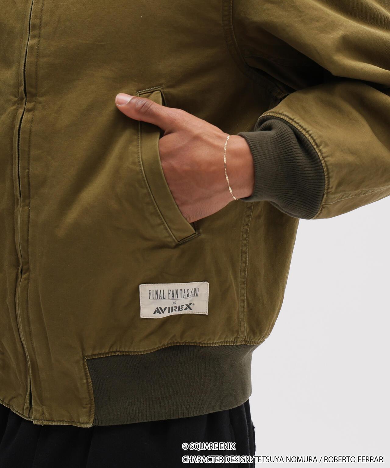 AVIREX × FINAL FANTASY VII REMAKE TANKERS “STAMP DOG” 外套