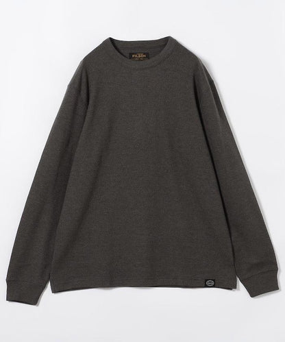 華夫格保暖針織圓領上衣