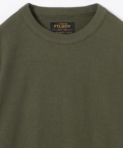 華夫格保暖針織圓領上衣