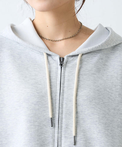 水洗做舊空氣層連帽衛衣