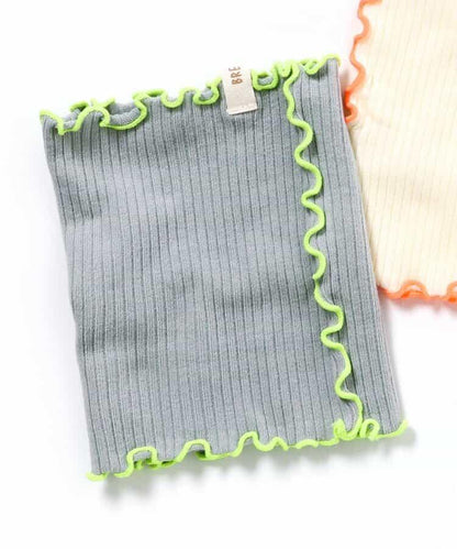 多色荷葉邊 嬰兒肚圍