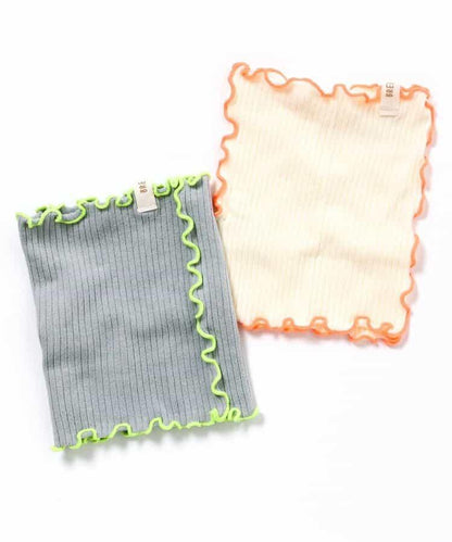 多色荷葉邊 嬰兒肚圍