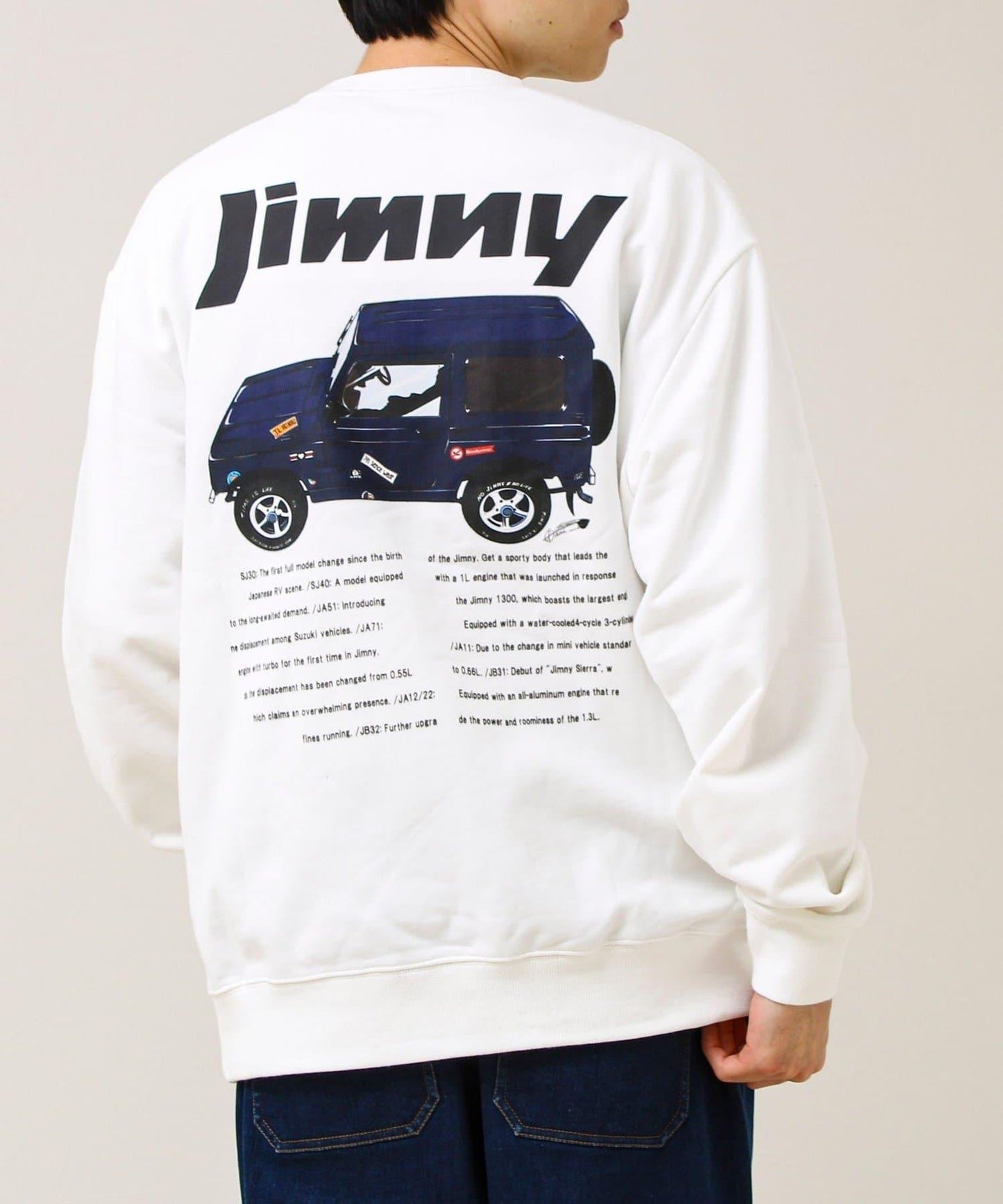 長銷聯名 ジムニー×GLOSTER 毛圈印花衛衣