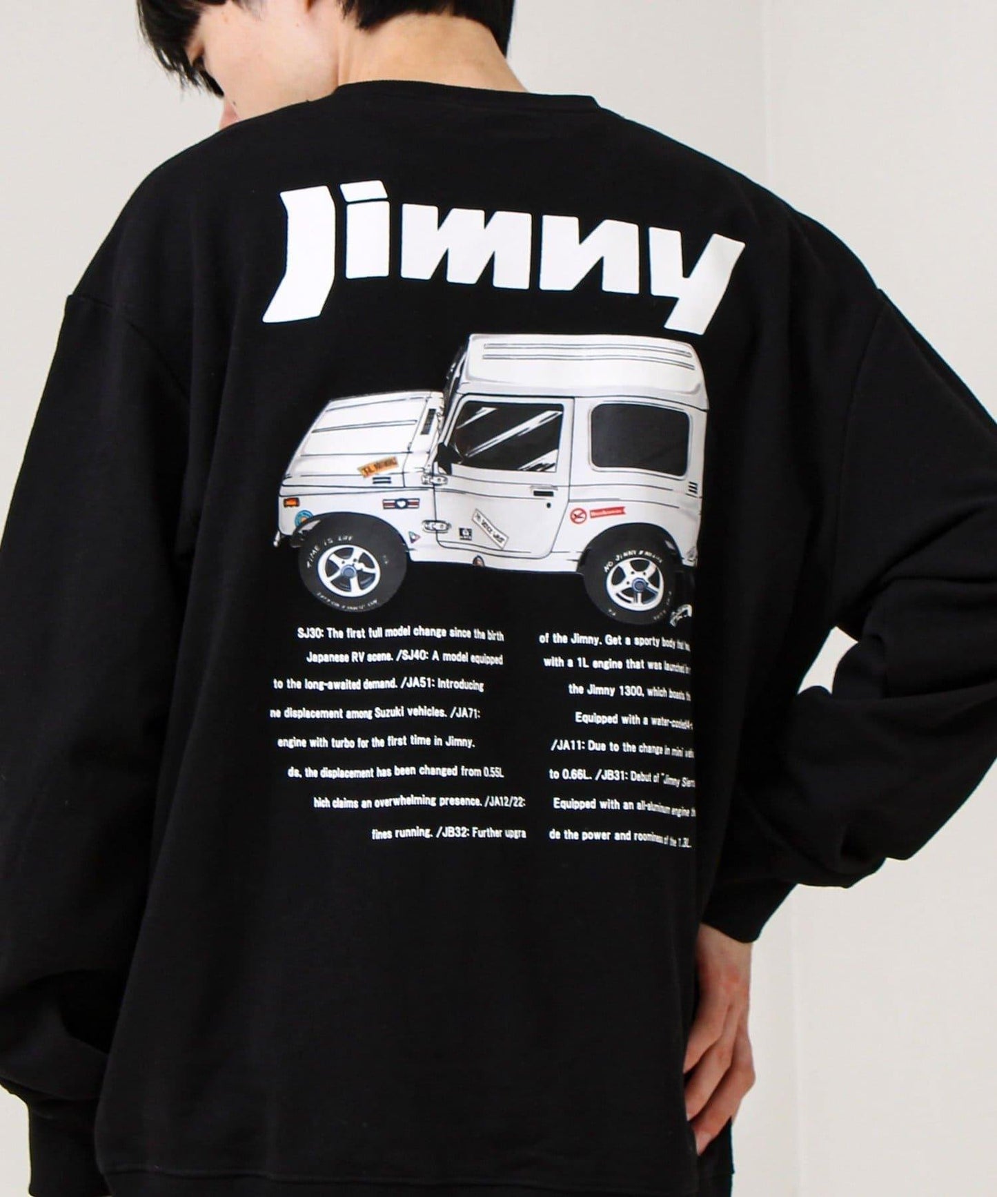 長銷聯名 ジムニー×GLOSTER 毛圈印花衛衣