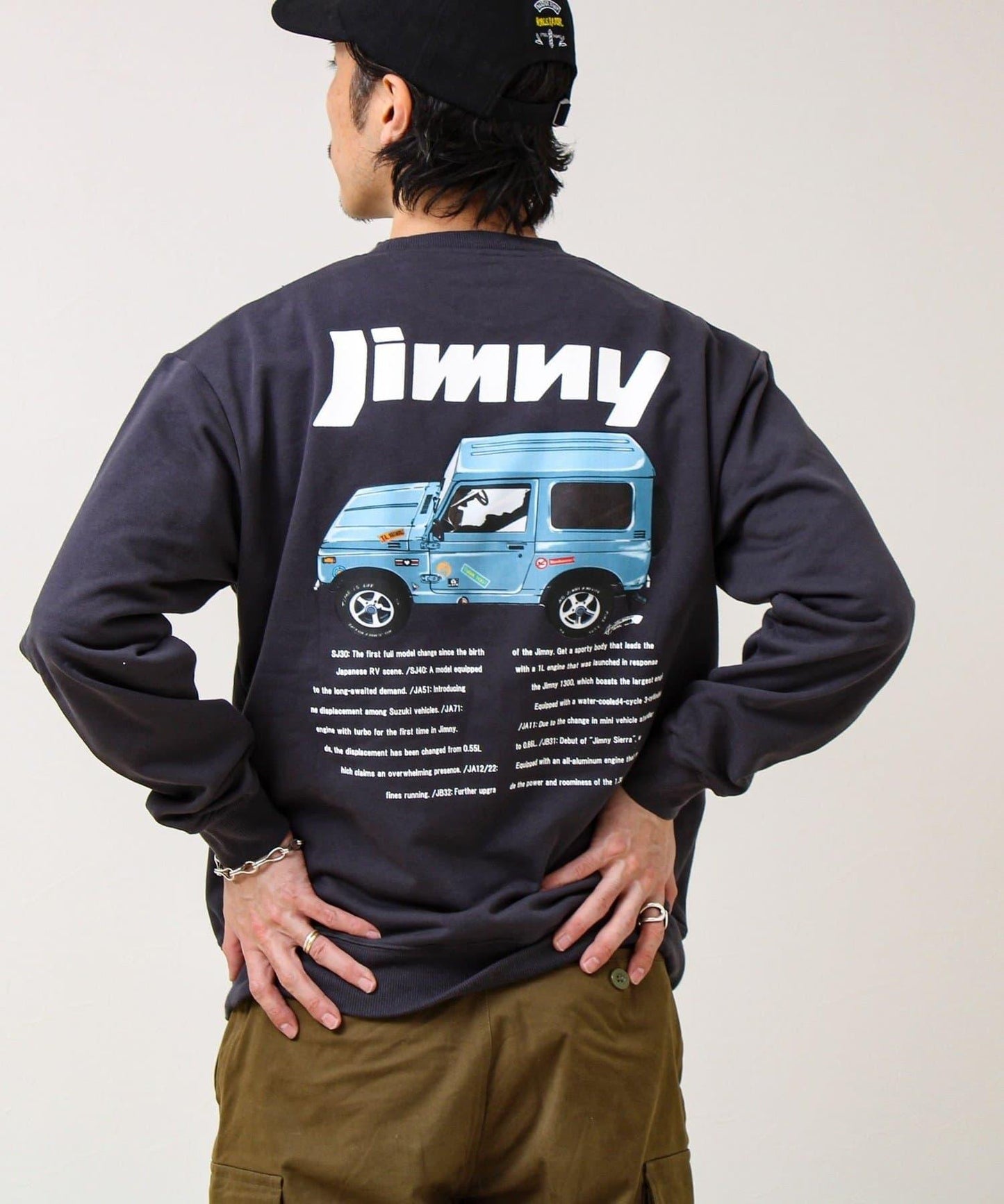長銷聯名 ジムニー×GLOSTER 毛圈印花衛衣