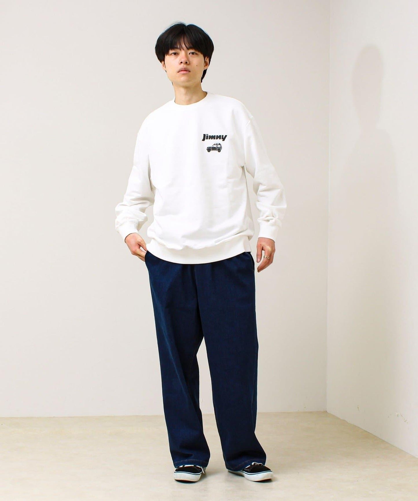 長銷聯名 ジムニー×GLOSTER 毛圈印花衛衣